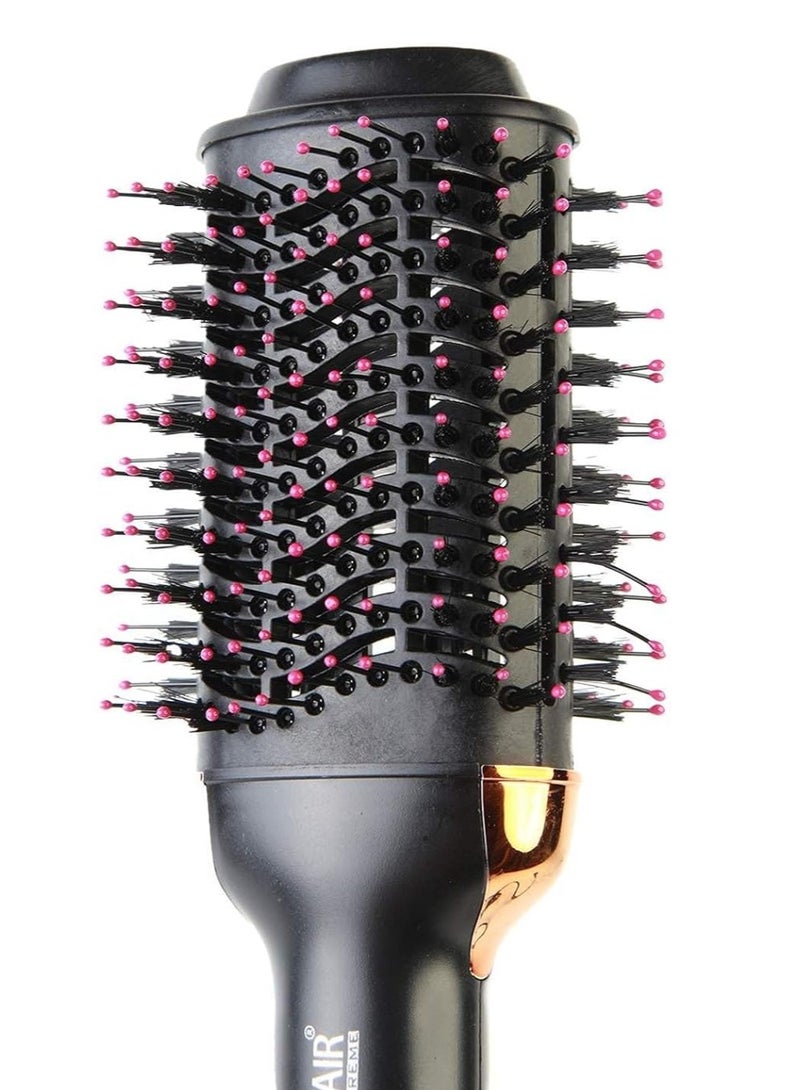MoeHair Hair Dryer Hot Air Brush Styler MO7010 - 1200W And Volumizer Hair Straightener Curler Comb Roller One Step Electric Ion Blow Dryer Brush  - Image 2