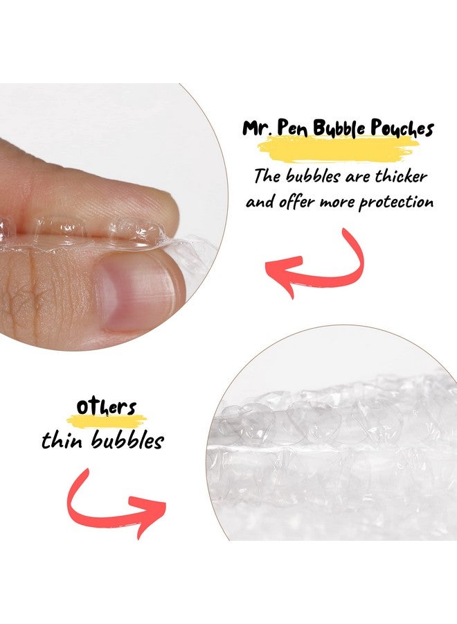Mr. Pen Bubble Cushion Wrap Pouches 100 Pack 4X6 Inches Bubble Pouches Bubble Out Wrap Bags Bubble Bags Bubble Bags For Shipping Bubble Bags For Packing Bubble Sleeves  - Image 4