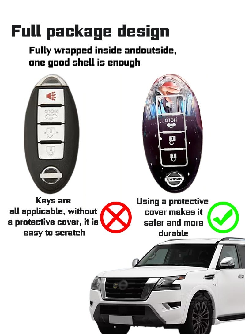 Car key protector, Nissan car key protector, high-end, fashionable, perfect package car keys, completely protect car keys, wear-resistant. - Image 2