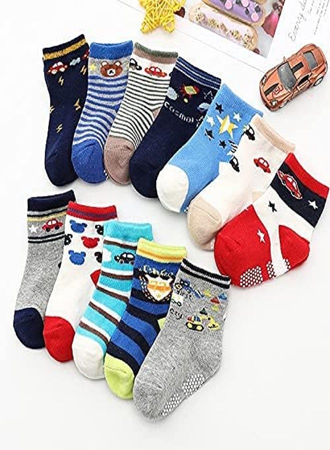 Frowwy Organic Cotton Anti-Skid Socks, SOCKS (pack of 3) (7-10 year) 3 pair - Image 5