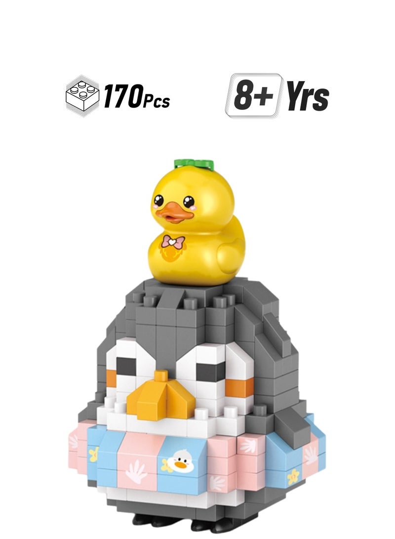 Penguin 170pcs, Street Scene, Animal Set Building Block Toys, Educational Assembly Model Gift For Children - Image 1
