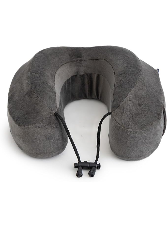 Memory Foam High Neck Travel Pillow - Ultimate Head Neck Support - Durable, Practical for Car, Home, & Travel - Easy to Use - Image 2