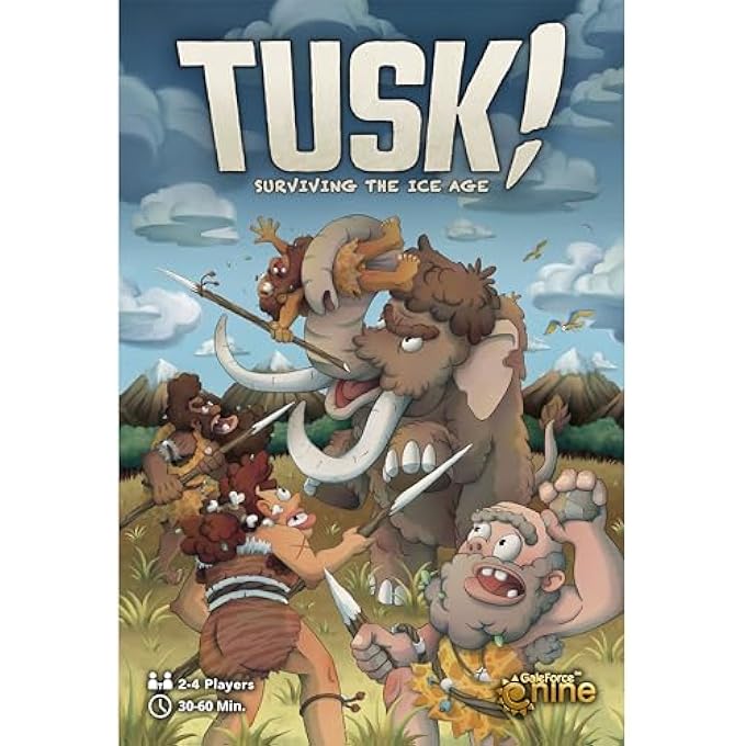 Gale Force Nine 9 TUSK Surviving The Ice Age  Strategy Board Game Ages 10 3060 Min 24 Players - Image 4
