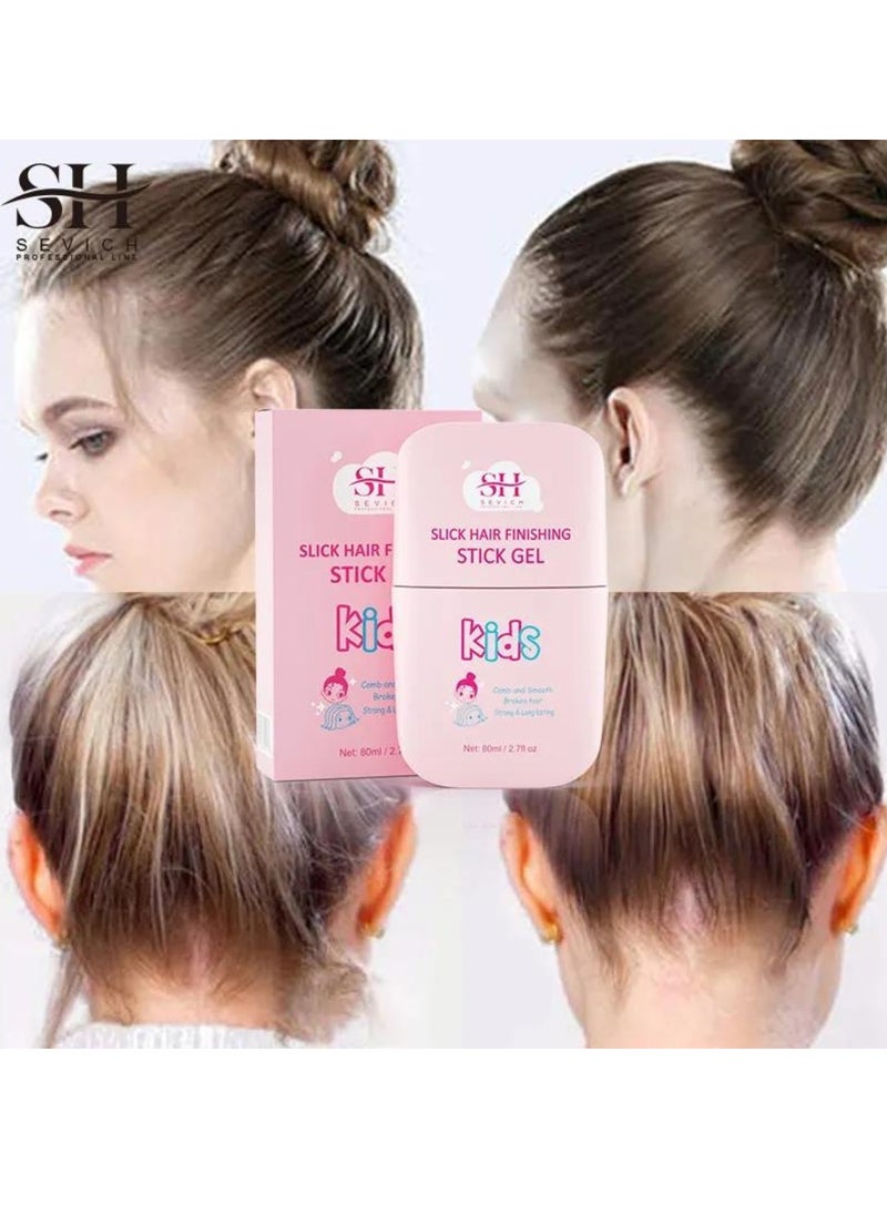 Sevich - 80ml Kids Slick Hair Finishing Stick Gel Children's Hair Wax Stick for Hair Edge Control Hair Finishing Stick Gel with Comb Integration Designed for Kids Natural Ingredients Hair Wax Gel - Image 1