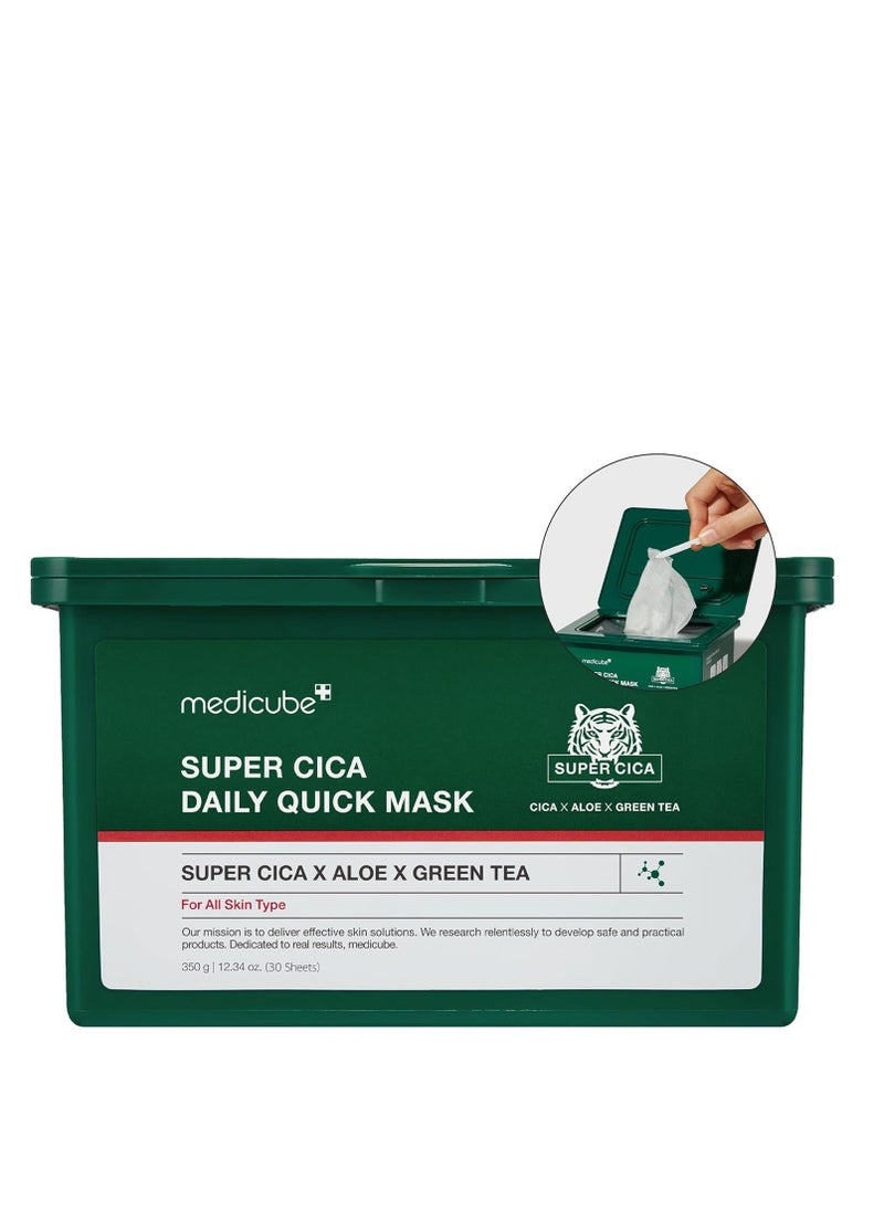 Medicube Super Cica Daily Quick Mask 30 sheets 