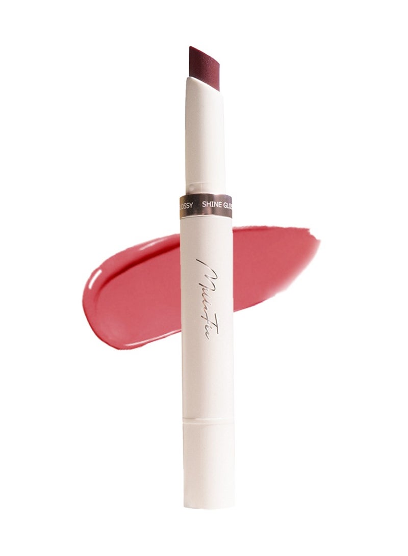 MilleFee MilleFée Glow Lips Luster Lipstick for Anti-Falling & Highly Moisturizing Sparkling Finish-01 Gleaming Fig - Image 1