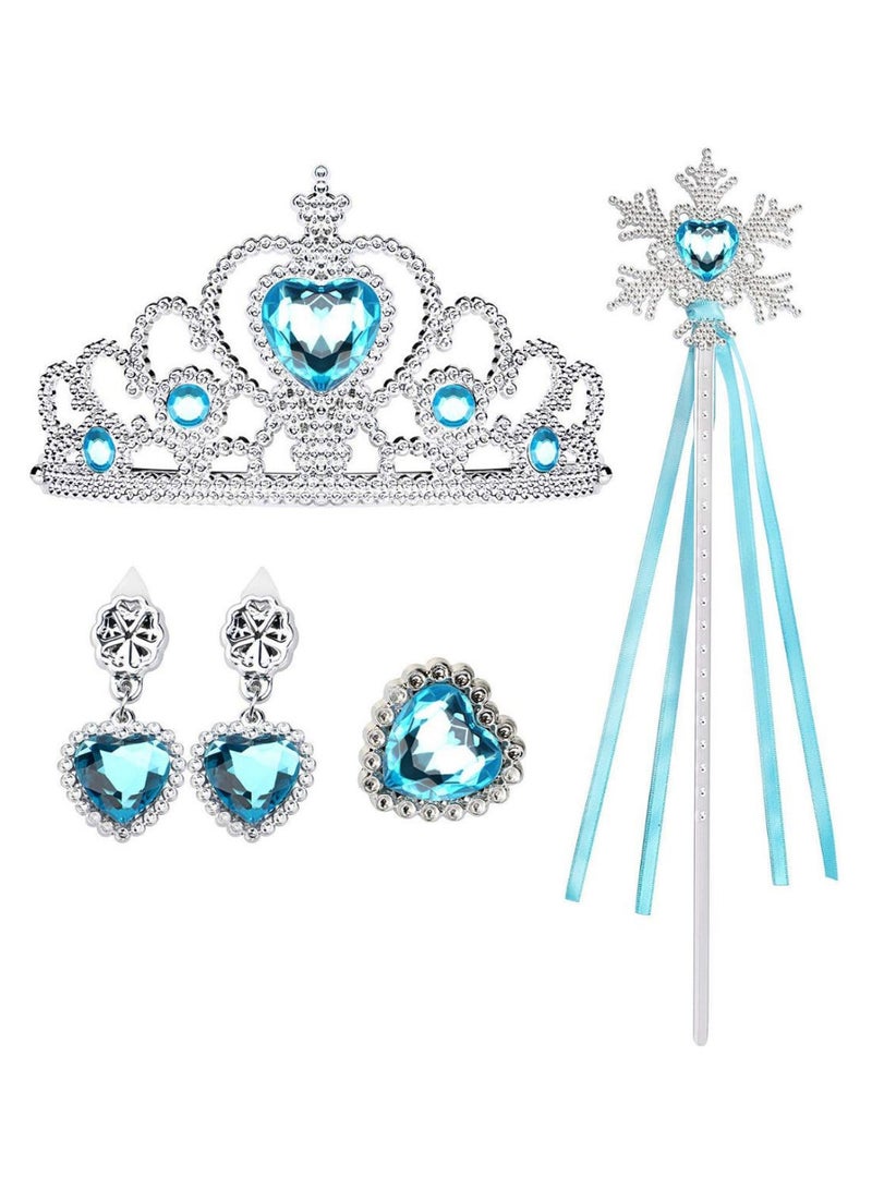 NIBEMINENT 8-Piece Frozen Princess Elsa Accessories Set - Image 2
