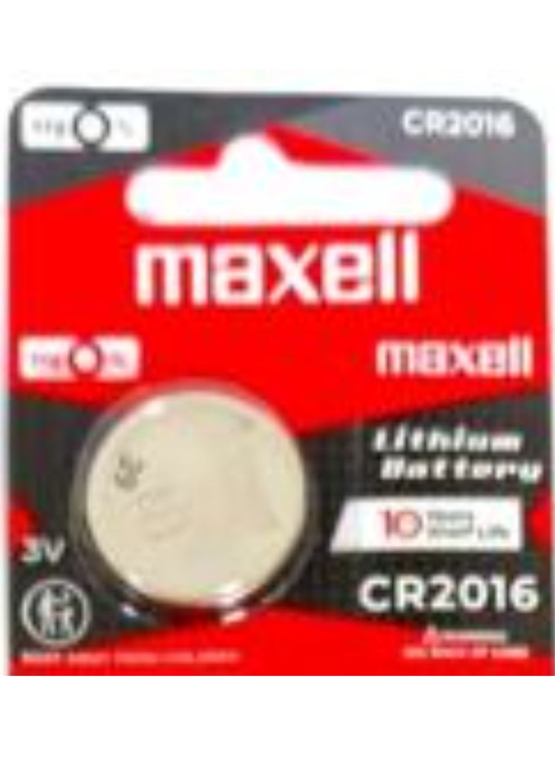 Maxell 1-Piece Maxell CR2016 Lithium 3V Japan Battery