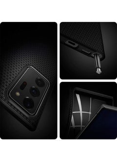 Spigen غطاء حماية Liquid Air لهاتف سامسونج جالاكسي نوت 20 الترا - أسود مطفي  - Image 4