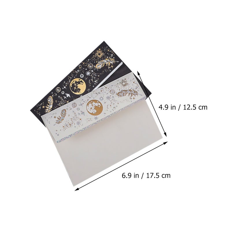 Handwriting Paper Kit with Stamped Patterns for Expressing Emotions, Practical and Stylish - Image 2
