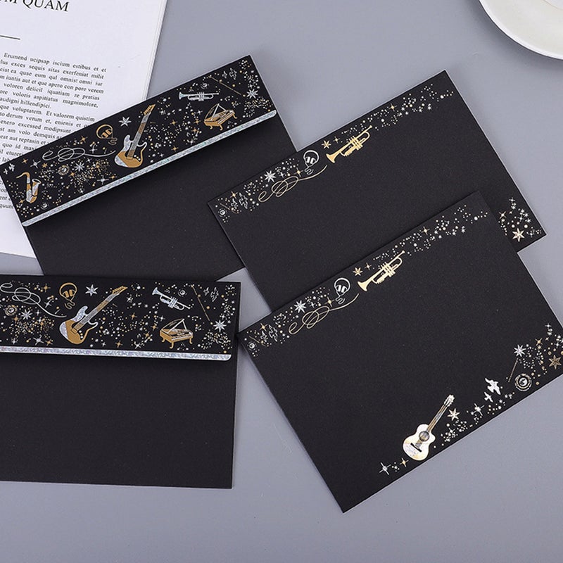 Handwriting Paper Kit with Stamped Patterns for Expressing Emotions, Practical and Stylish - Image 3