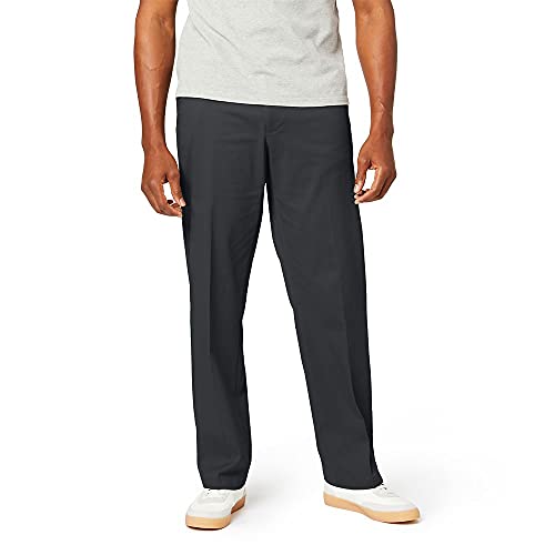 Dockers Men's Relaxed Fit Comfort Khaki Pants, Steelhead, 40W x 32L - Image 4