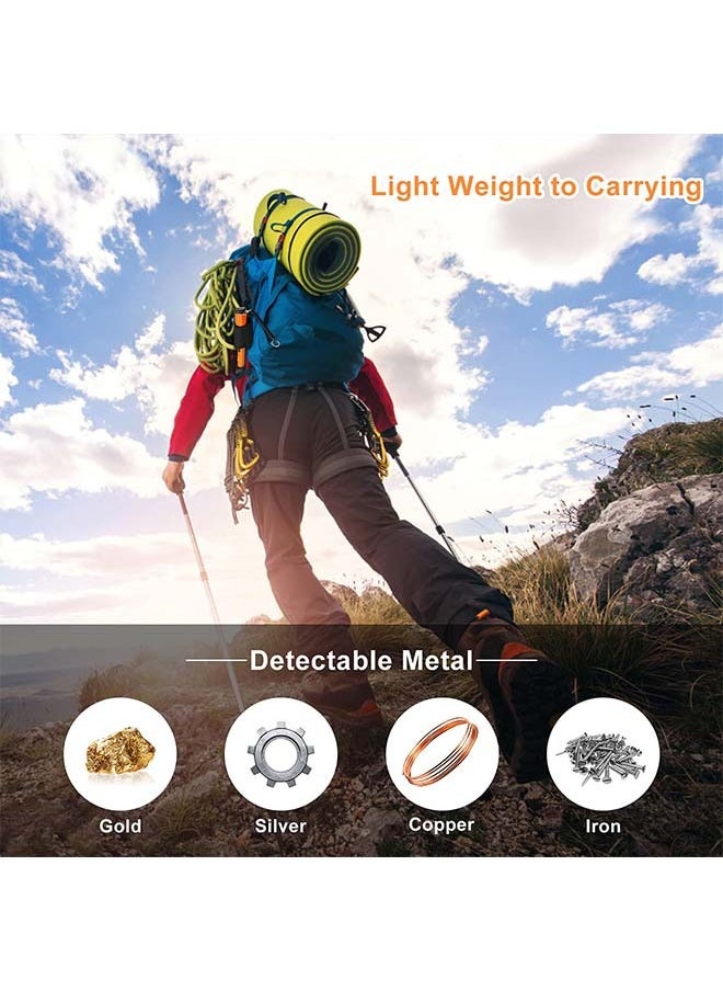 Generic - Metal Detector Pinpointer, Professional Waterproof Handheld Pin Pointer Wand, Search Treasure Pinpointing Finder Probe with 9V Battery for Adults, Kids - Orange - Image 1