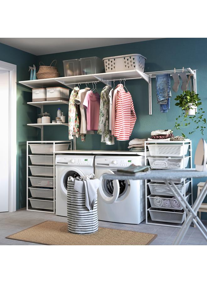 زبون مجموعة تخزين، أبيض، 50X51X104 سم - Image 5