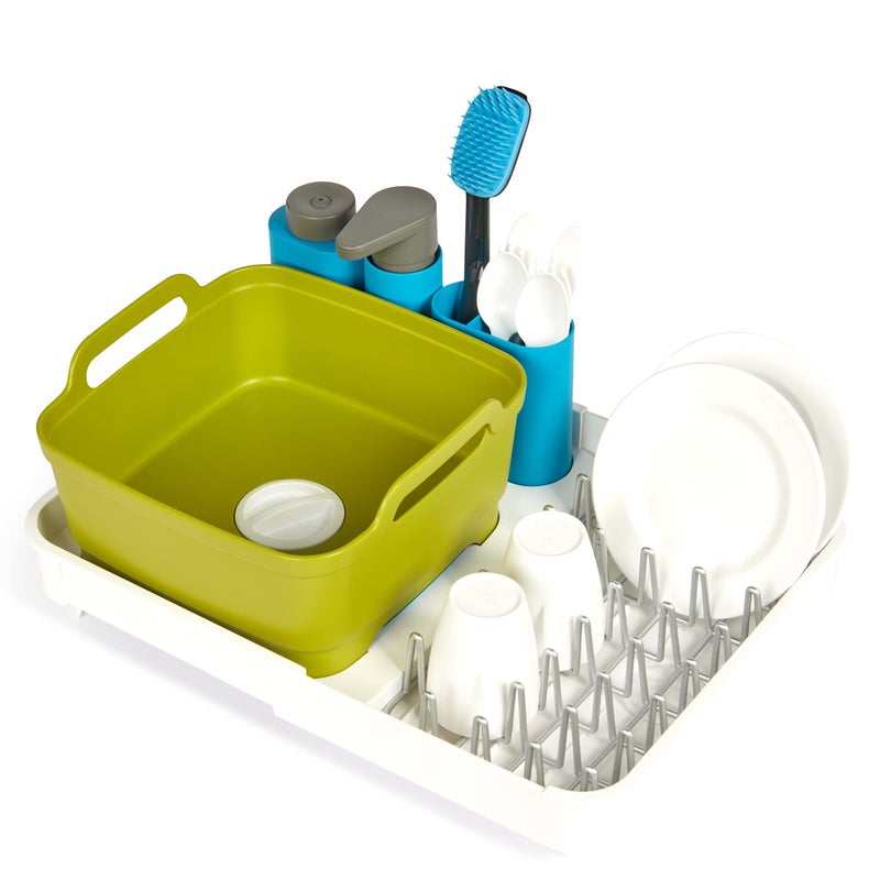 Casdon Joseph Joseph Extend | Detailed Dishwasher Set for Children from 3 Years | Includes Pump from which Real Water Flows - Image 1