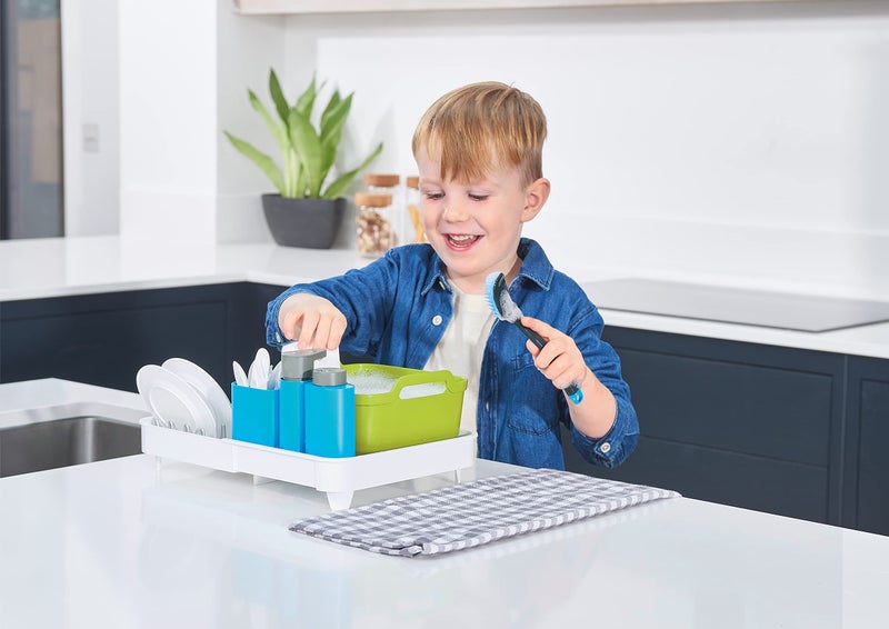 Casdon Joseph Joseph Extend | Detailed Dishwasher Set for Children from 3 Years | Includes Pump from which Real Water Flows - Image 2