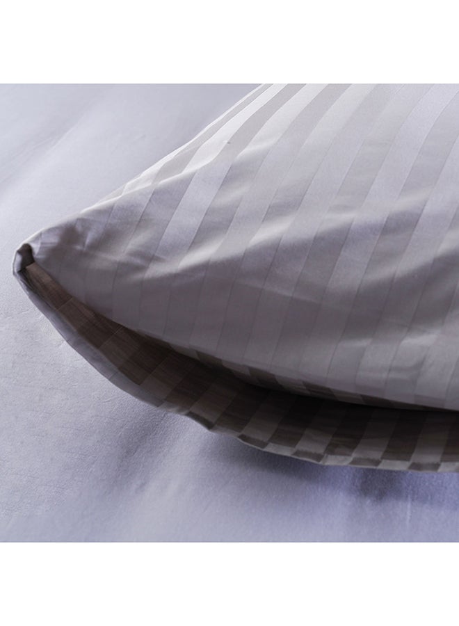 Pan Home طقم غطاء وسادة من تيفاني 2 قطعة 50x90 سم - رمادي فضي - Image 4