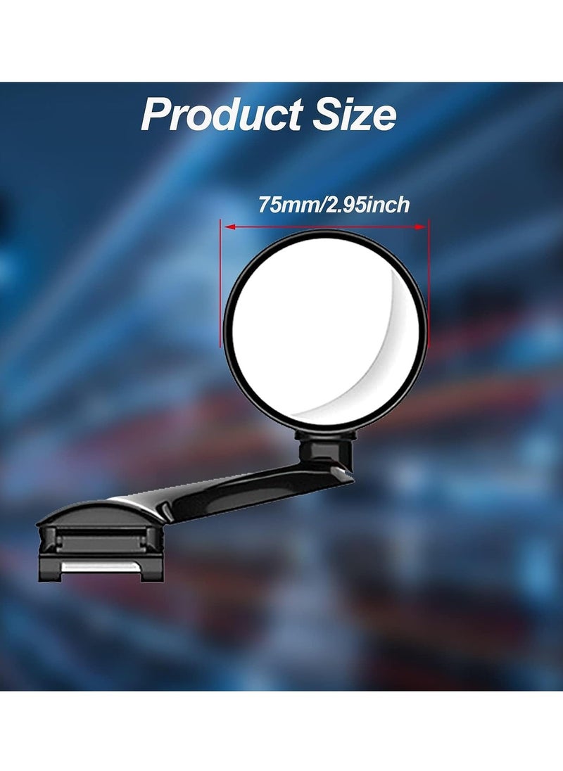 Car Blind Spot Mirrors Universal Modified Rearview Mirror Multifunction Adjustable Car Auxiliary Wide Angle Mirror Blind Spot Side Rear View Mirror Fit for All Vehicles (Right)