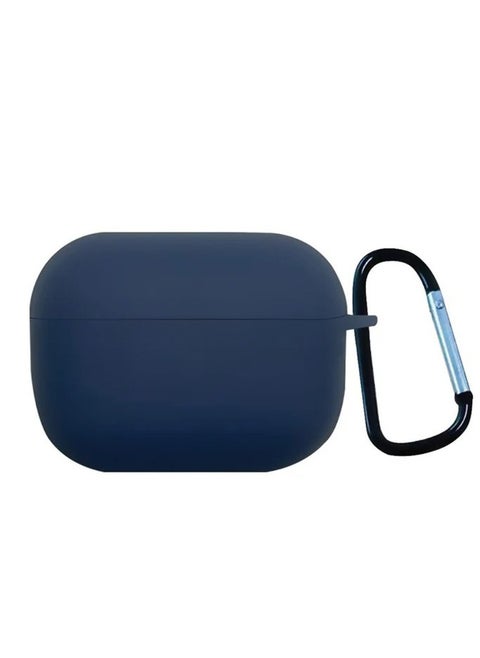 AirPods Pro 2 2nd Generation Case Cover with Keychain Soft Silicone Skin Case Cover Full Protective Front LED Visible Ocean Blue