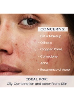 HYPHEN Oil Control 2% Aha + Bha, Salicylic Acid Face Wash For Oily Skin & Acne| Daily Exfoliating Cleanser With 2% Niacinamide | Deep Cleanses & Removes Dirt | For Men & Women - 100 Ml  - Image 4