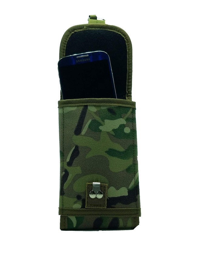 Clakit XL Smartphone StrapPack with Front D-Ring Pull Flap (Camo) for Phone up to 8"x4"x1/2" - Backpack Attachment for Hunters, Military, Hikers, Travelers - Image 4