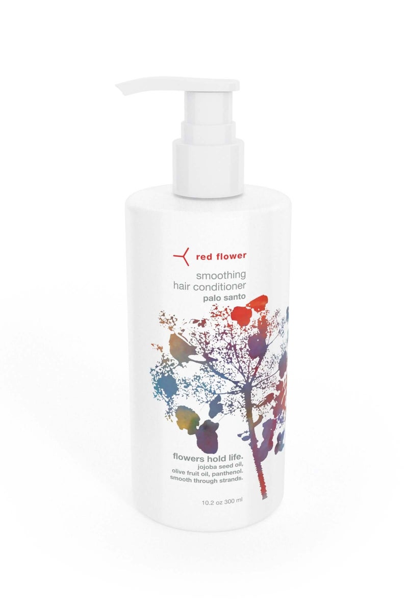 Red Flower Palo Santo Smoothing Hair Conditioner â€“ Vitamin-Rich Moisture & Frizz Control Treatment for All Hair Types, Vegan & Sulfate-Free 10 oz