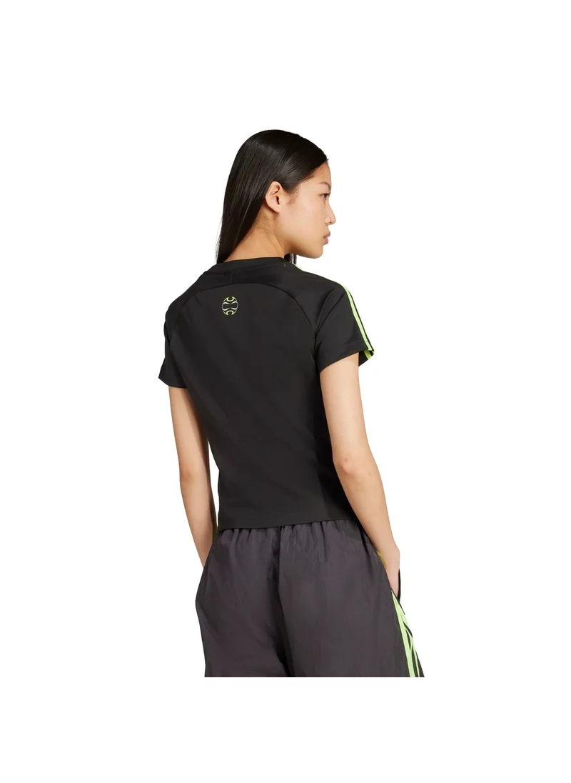 اديداس adidas TEAMGEIST TEE Black Originals Women T-SHIRTS