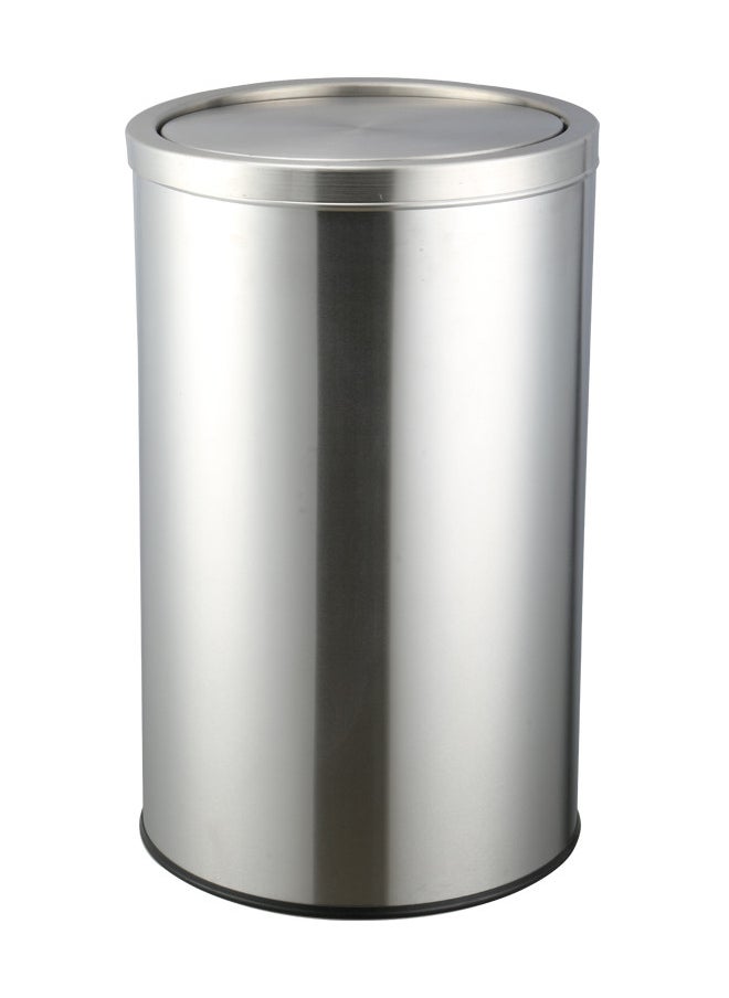 hoffmayer - Stainless Steel Trash Bin 70L Silver Anti-Fingerprint - Image 1