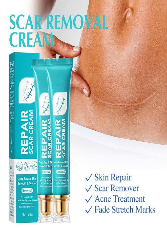 EDVKLNG Scar Cream For Men And Women, Repair Skin Scar Cream,Facial Advance Silicone Removal Scar Gel Away Gel For Surgical Scars (2pcs - Image 4