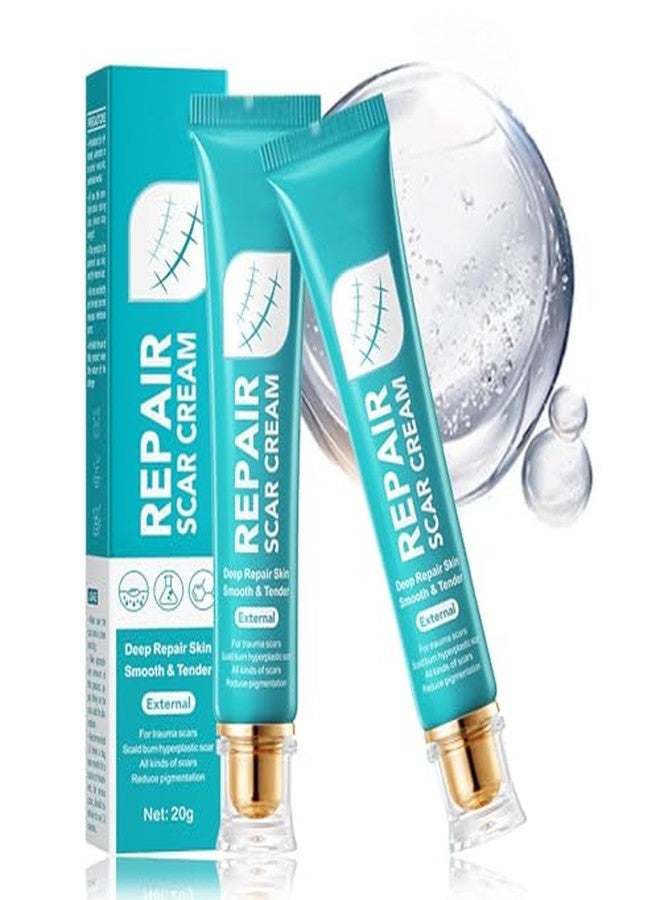 EDVKLNG Scar Cream For Men And Women, Repair Skin Scar Cream,Facial Advance Silicone Removal Scar Gel Away Gel For Surgical Scars (2pcs - Image 1