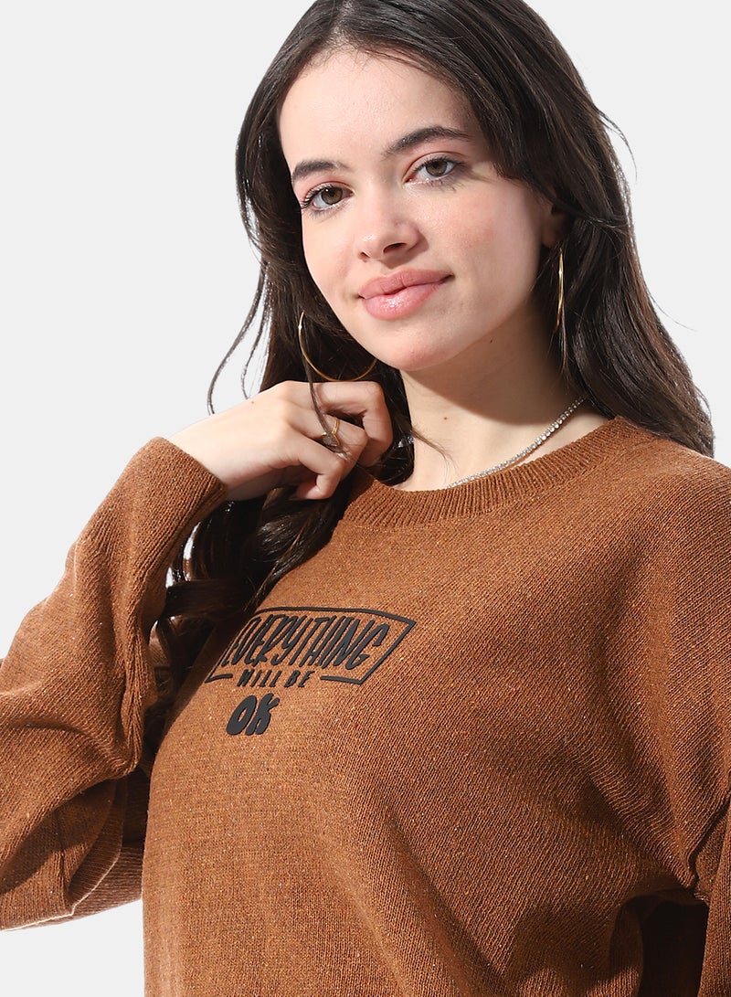 Andora Everything Will Be Okay Relaxed Fit Pullover - Image 5