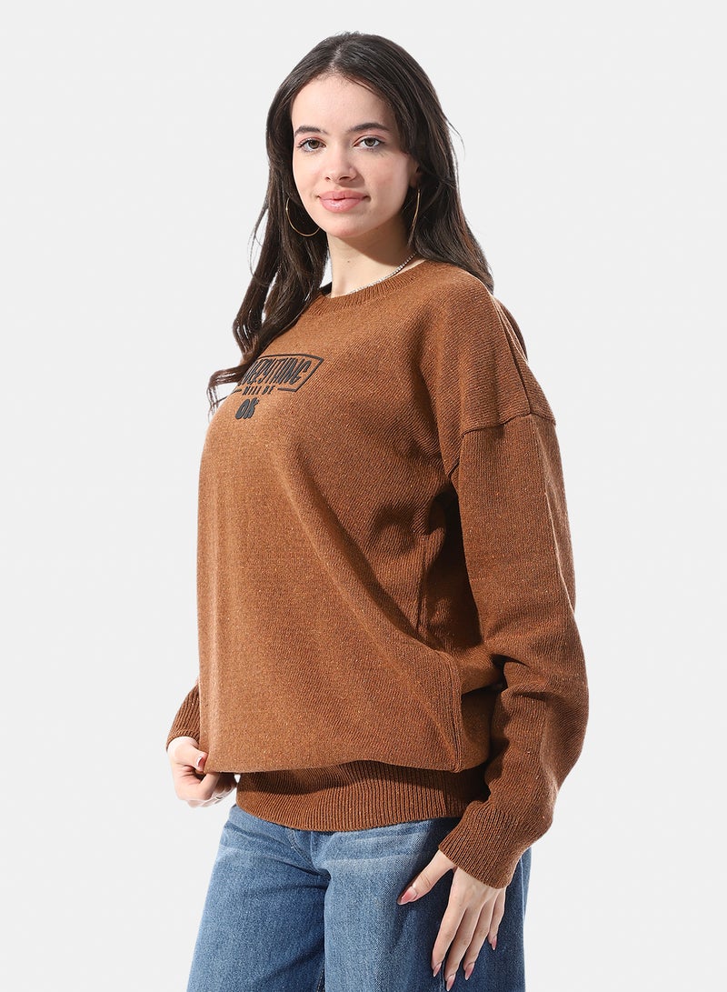 Andora Everything Will Be Okay Relaxed Fit Pullover - Image 2