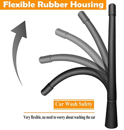 RooFox 7 Inch Antenna Replacement for Dodge Grand Caravan (2008-2018), Dodge Grand Caravan Antenna, Flexible Rubber Antenna Mast - Image 4