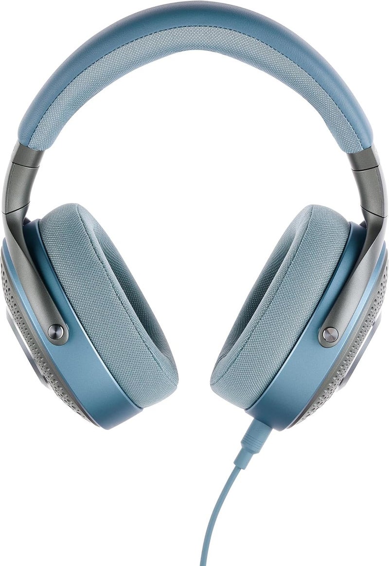 Focal Azurys Closed-Back Wired HiFi Headphones with Mic, No Latency, Blue - Image 5