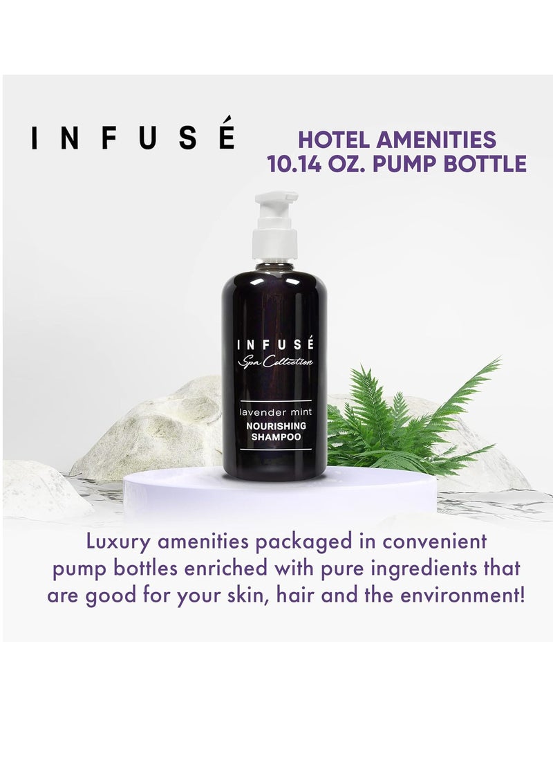 Terra Pure Terra Pure Infuse Lavender Mint Shampoo and Conditioner | Spa Collection | Hotel Amenities in Pump Bottle | 10.14 oz.  - Image 4