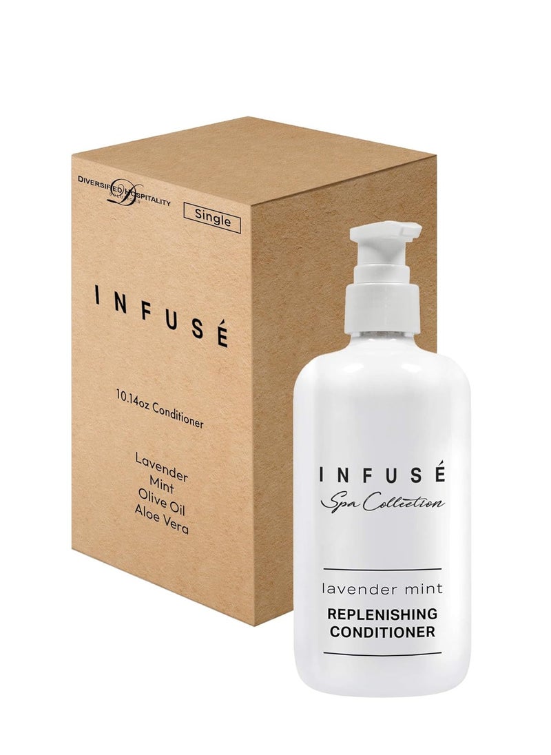 Terra Pure Terra Pure Infuse Lavender Mint Shampoo and Conditioner | Spa Collection | Hotel Amenities in Pump Bottle | 10.14 oz.  - Image 3