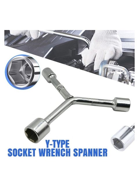 Y Type Socket Wrench Spanner Home Bike Car Maintenance Y Type Hexagonal Spanner Box Wrench Size 10/12/14
