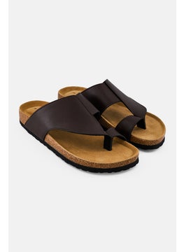 Algspar Men Slip On Cork Sandals, Brown  - Image 1