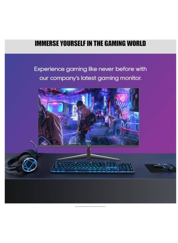 آي كور شاشة ألعاب مسطحة GX27FGM مقاس 27 بوصة | دقة Full HD بتردد 200 هرتز | زمن استجابة 1 مللي ثانية | تدعم FreeSync وG-SYNC | لوحة VA | منافذ HDMI وDisplayPort - Image 3