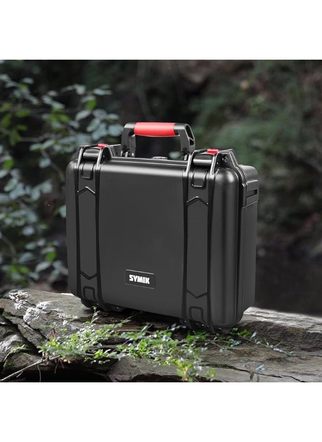 SYMIK - SYMIK P330-MMDL Dual Layer Mini 4 Pro Case, Waterproof Hard Carrying Case for DJI Mini 4 Pro/Mini 3/Mini 3 Pro Fly More Combo, Fits DJI RC 2/RC, RC-N2/N1, Charger Hub, Tablet Holder, Landing Pad, iPad - Image 1