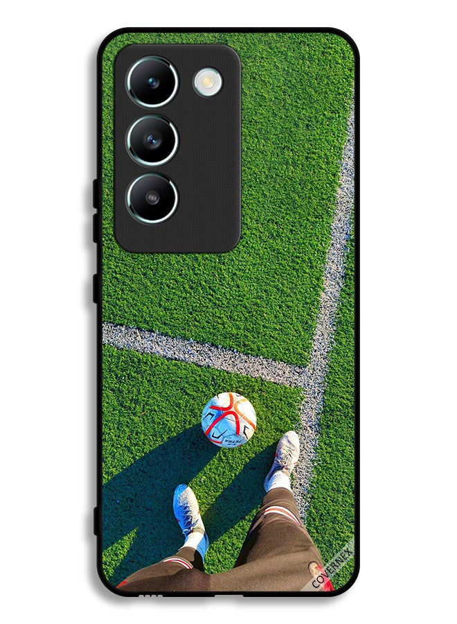 Covernex Vivo V30 Lite 4G Protective Case Cover All The Love For Football - Image 1