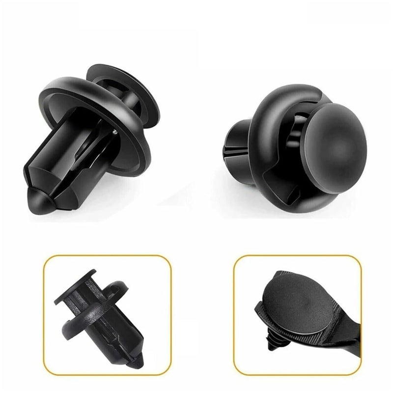 200/400/800pcs Auto Fasteners Rivets Clips Plastic Hood Fender Push 10mm Door Panel Liner Retainer Clip Rivet(400pcs) - Image 3
