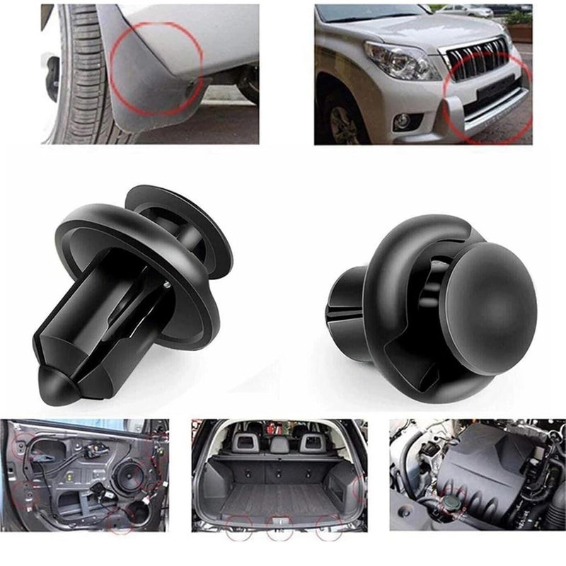 200/400/800pcs Auto Fasteners Rivets Clips Plastic Hood Fender Push 10mm Door Panel Liner Retainer Clip Rivet(400pcs) - Image 4