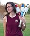 Zeekio Taylor Tries Signature Juggling Club Set with Drawstring Bag Blue Silver Red - Image 4