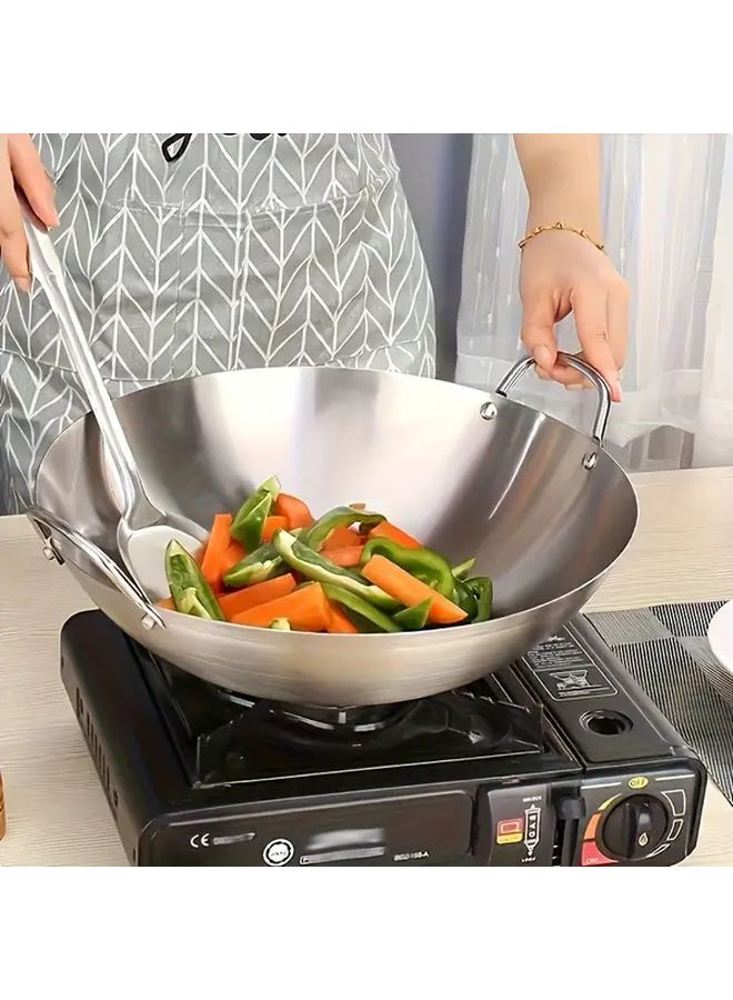 10 24 بوصة مقلاة ستانلس ستيل احترافية غير لاصقة متوافقة مع الحث - Image 2