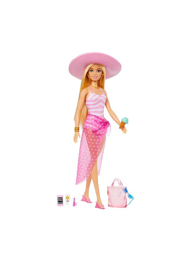 Barbie Blonde Barbie Fashion Doll with Accessories - Image 4