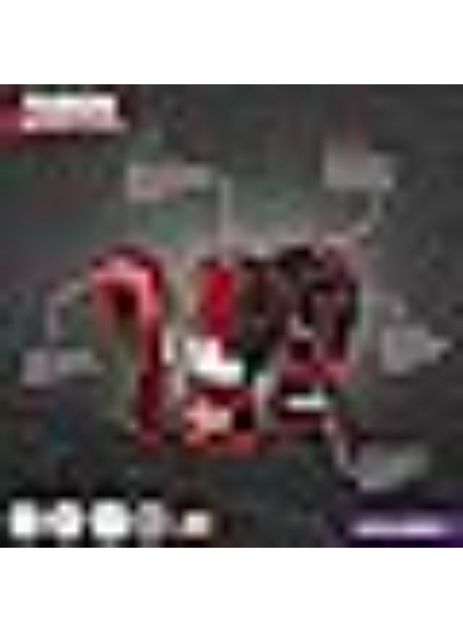 ستاربرو قفازات ملاكمة احترافية - قفازات كرونوس من الجلد الصناعي للملاكمة التايلاندية والكيك بوكسينغ والقتال واللياقة البدنية | 283 جم و340 جم و397 جم و454 جم | أسود وأحمر F55 من ستاربرو - Image 3