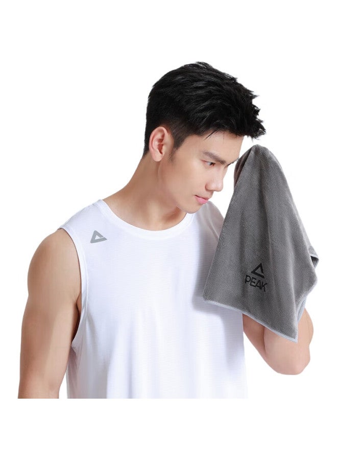 PEAK منشفة رياضية، ماصة للعرق، للسباحة، اللياقة البدنية، كرة الريشة، تخفيف الحرارة، ماصة، لغسل الوجه والاستحمام، Yhz4619، أخضر - Image 2