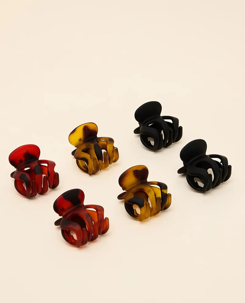 أر أند بي 6 Piece Mini Claw Clips