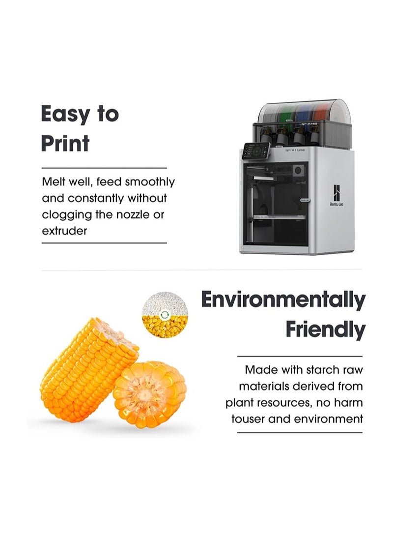 إي صن Esun Pla + 1.75mm أسود طابعة ثلاثية الأبعاد خيوط مقاومة للكسر بسلاسة 1 كجم بكرة - Image 5